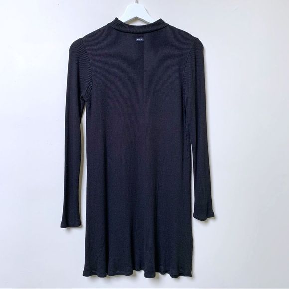 3/$30 RVCA Mockneck Ribbed Mini Dress - Picture 4 of 6